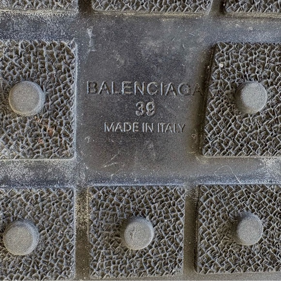 BALENCIAGA Race Runner Leather Mesh Black Pink Low Top Sneakers 39 / 8 - Picture 6 of 12